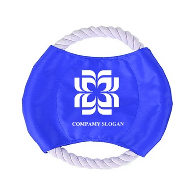 Outdoor Cotton Rope Pet Fly Disc Dog Toy