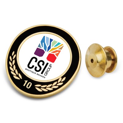 Milestone Lapel Pin W/ Color Medallion