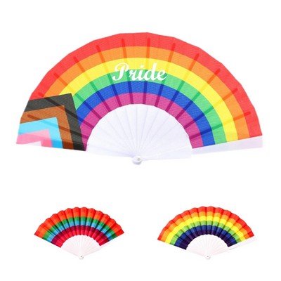 Custom Full Color Handheld Folding Fan 9"