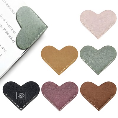 Leather Heart Bookmark