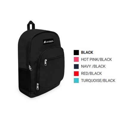 Everest® Casual Backpack with Side Mesh Pockets, 22.9L