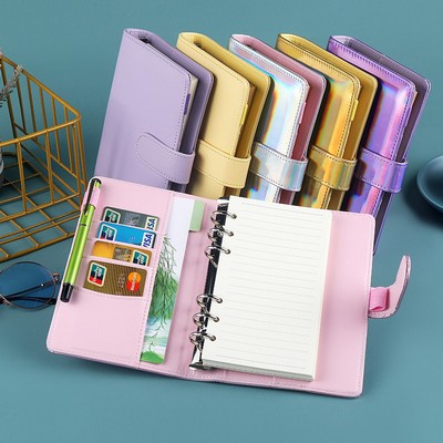 Laser Magnetic PVC A5 Notebook