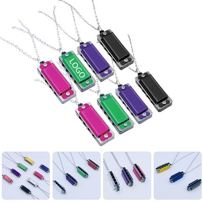 Harmonica Necklace