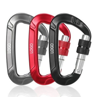 Aluminium D-Shape Carabiner for Camping Hammock