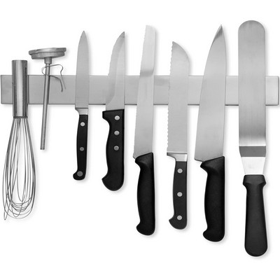16" Stainless Steel Magnetic Knife Bar