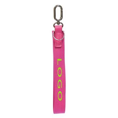 12.5" Custom Nylon Lanyard Key chain