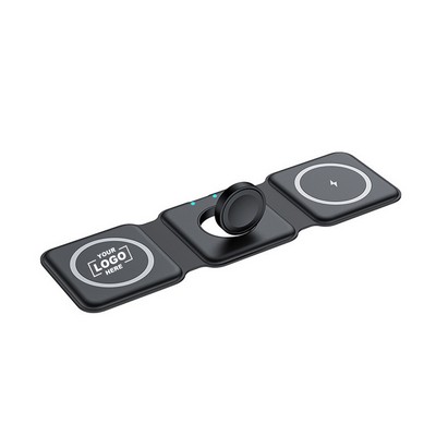 15W 3-in-1 Magnetic Wireless Charger
