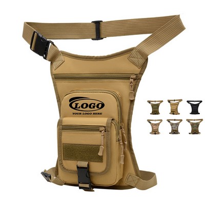 Tactical Leg Bag Multi-Functional Outdoor Tool For Men Multiple Pockets Waist Bag For Motorcyc