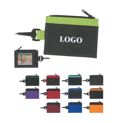 Zippered Coin Pouch