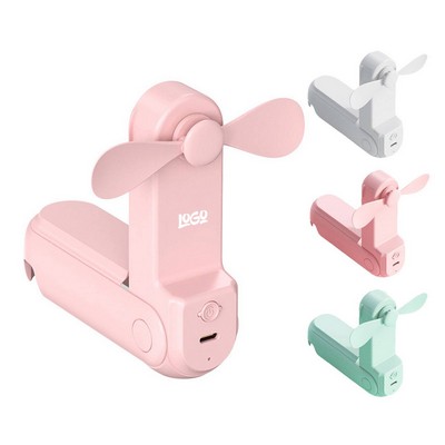 Creative Folding Handheld USB Charging Portable Mini Fan