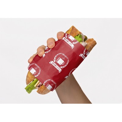 One Color 1-Sided Food Safe Paper (6" x 6")
