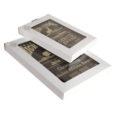 White Gift Box with Clear Window - 6x8