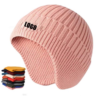 Cozy Winter Knit Ear-Warming Hat