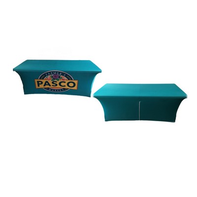 Heavy Duty Tablecloth STRETCH 6' with zipper back 200g