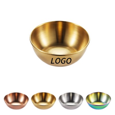 Stainless Steel Round Sauce Dish