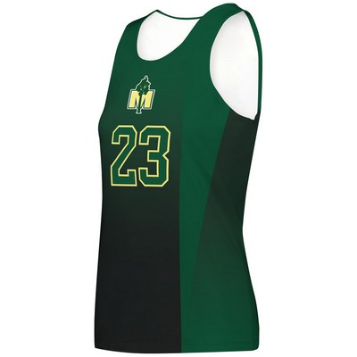 Girls FreeStyle Sublimated Sleeveless Volleyball Jersey