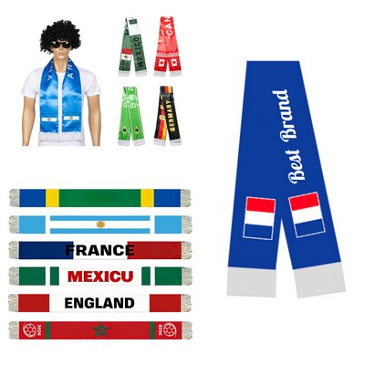 2026 World Cup Soccer Fans Scarf