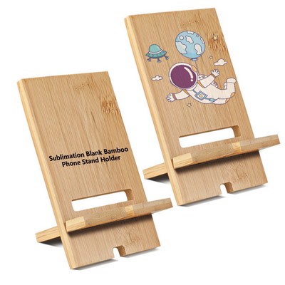 Bamboo Cell Phone Stand