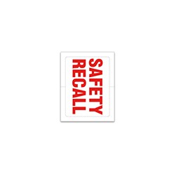 PEEL n SEAL™ 4 1/4" X 5 1/2" Custom Exterior Addendum Sticker