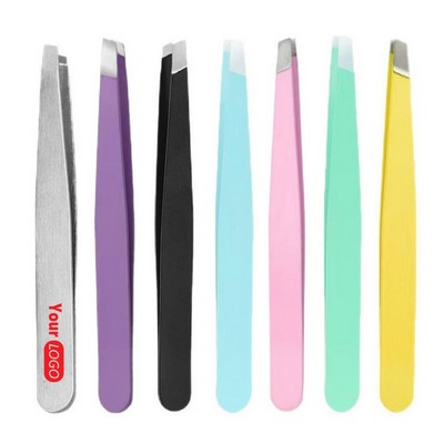 Stainless Steel Eyebrow Tweezer Facial Hair Removal Tool