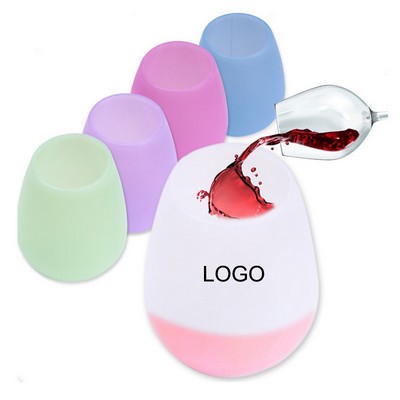 12 oz Stemless Silicone Wine Glasses