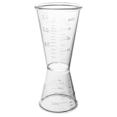 1 Oz.-2 Oz. Plastic Medium Double Jigger w/Multi Measures