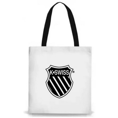 12 oz 13" x 15" White Cotton Canvas Tote Bag