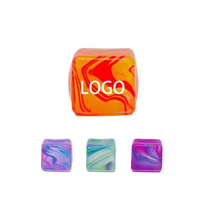 Marbled Stress Relief Cube