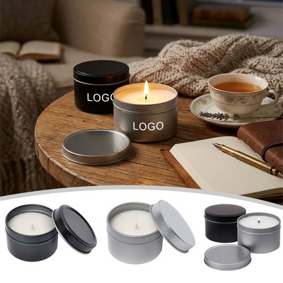 Scented Candle in Metal Tin