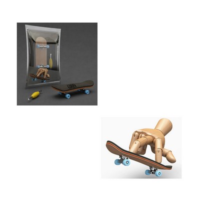 Mini Finger Skateboard Maple Deck Desk Toy Stress Relief Board