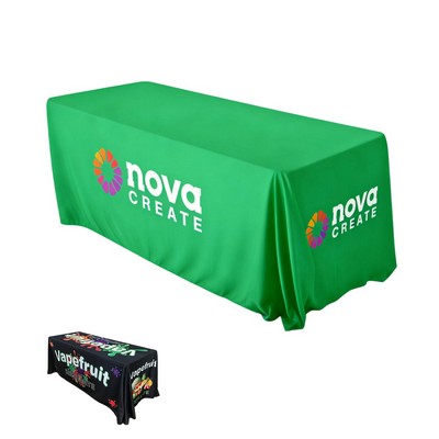6' Standard Full Color Draped Table Cover