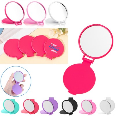 Compact Folding Pocket Makeup Mirror