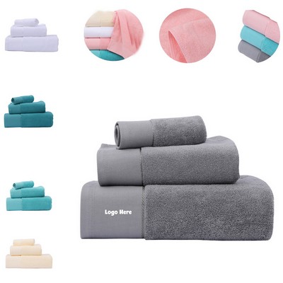 MOQ5 Cotton Towel 3-piece Set