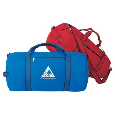 Sport Roll Bag with Front Zipper Pocket