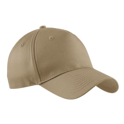 Port & Co™ Five-Panel Twill Cap.