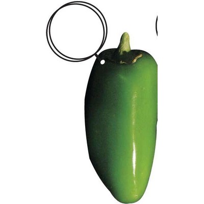 Jalapeno Executive Keychain w/Mirrored Back (2 Square Inch)