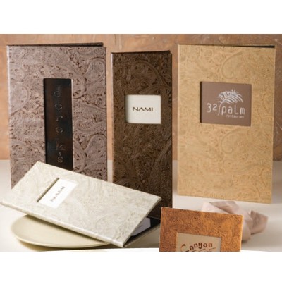 Paisley 4 Panel 4 View Menu Cover (5 1/2"x8 1/2" Insert)