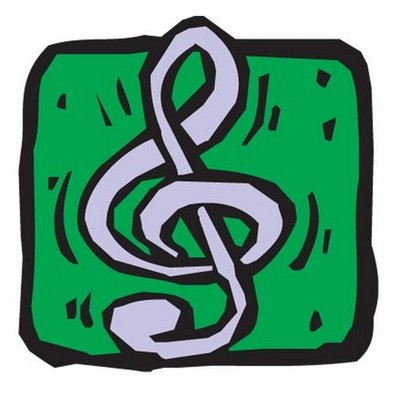 Treble Clef Maxi Magnet (4 Square Inch)