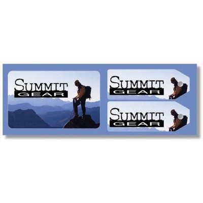 Family Pak - Laminated - CR80 Card (2.125" X 3.375in) + 2 Key Tags (2.75" X 1.0in)