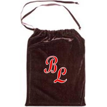 Velvet Embroidered Drawstring Presentation Bag- Holds 12" x 15" Plaque/Acrylic