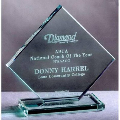 Jade Clipped Diamond Award (5"x 5")