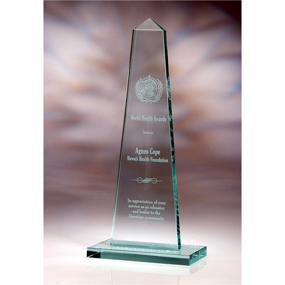 Slim Tower Glass Award (5½"x 12")