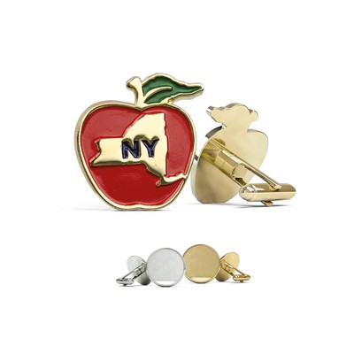 Cuff Links w/Soft Enamel Lapel Pin (up to 0.75")