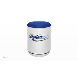 Clear Design-Air Inflatable Stool Clear Inner Only 20"L x 20"H x 30"D