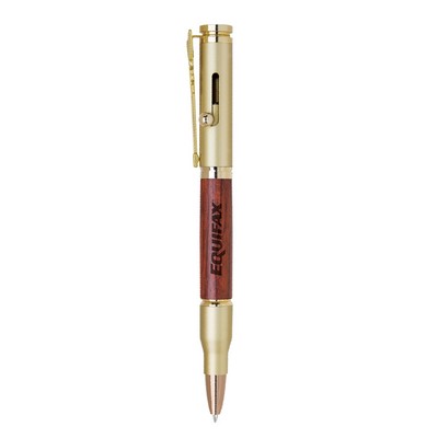 America 250 Borgue Bolt Action Wood & Brass Pen