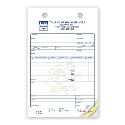 Register Forms - Florist (2 Part)