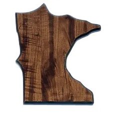 Minnesota State Shaped Plaque (10"x12")