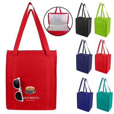 Glacier Jumbo Insulated Hot / Cold Zipper Tote