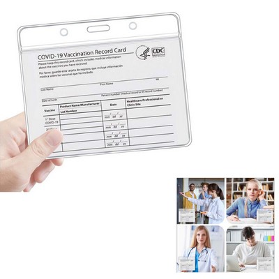 4 X 3" Clear Vaccination Card Protector