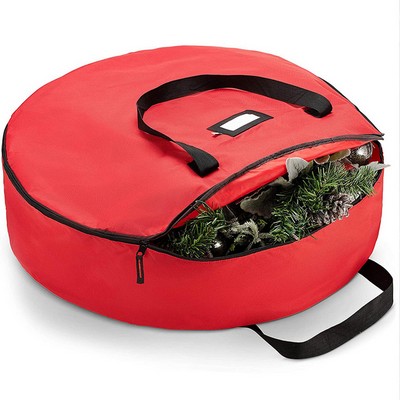 Christmas wreath storage bag